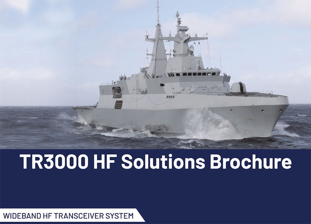 TR3000 Naval Solutions brochure